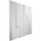 Ekena Millwork Hamilton EnduraWall Decorative 3D Wall Panel, White, 19 5/8"W x 19 5/8"H WP20X20HAWH - alternate 2